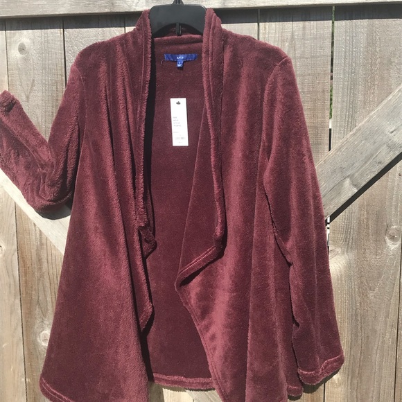 Apt. 9 Sweaters - Velvety soft swing cardigan